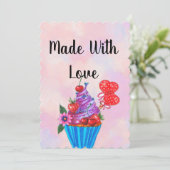 バレンタインデー用カード 招待状 (スタンド正面)