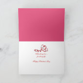 バレンタインデー用フォトカード シーズンカード (内部)