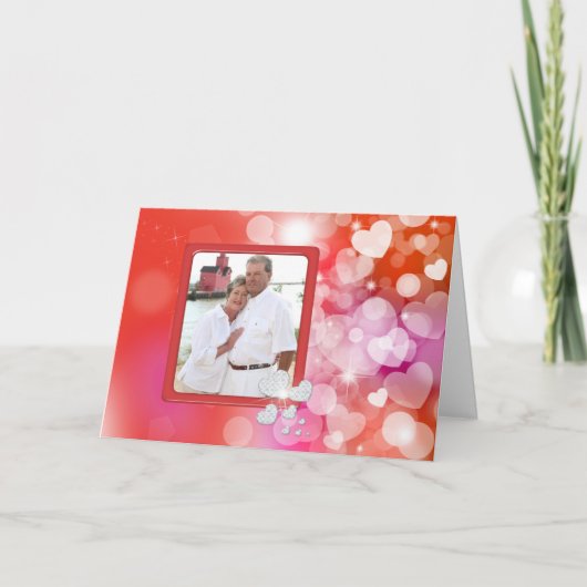 バレンタインデー用フォトカード シーズンカード (正面)