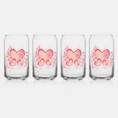 バレンタインデー用メガネ ガラス缶 (裏面)