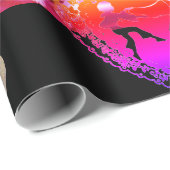 バレンタインデー用紙包装 ラッピングペーパー (ロールコーナー)