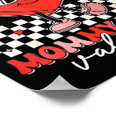 バレンタインデー男子子供ごめんね女の子ママは私のV ポスター (角)