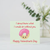 バレンタインデー私があなたなしで何をしたい ポストカード (スタンド正面)