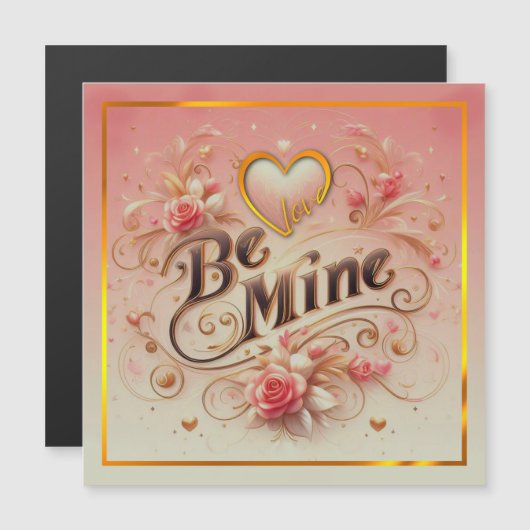 バレンタインデー私のデザインとハート、引用文 (正面/裏面)