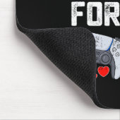 バレンタインデー私はあなたのために私のゲームを一時停止おもしろいゲーマー マウスパッド (コーナー)