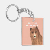 バレンタインデー私はあなたをとても愛している キーホルダー (正面左)