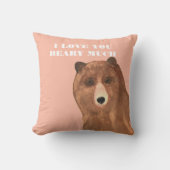 バレンタインデー私はあなたをとても愛している クッション (正面)