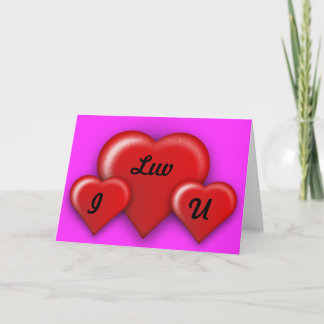 バレンタインデー空白のカード シーズンカード