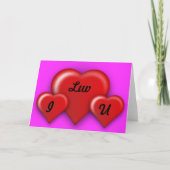 バレンタインデー空白のカード シーズンカード (正面)