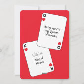 バレンタインデー素晴らしの写真を作る シーズンカード (裏面)