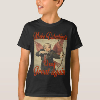 バレンタインデー素晴らしを再びおもしろいトランプ Tシャツ