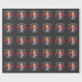 バレンタインデー素晴らしを切り株で愛し合う ラッピングペーパー (フラット)