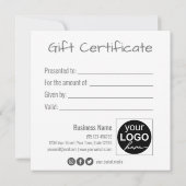 バレンタインデー素朴ハートカラフルギフトカード (裏面)