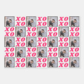 バレンタインデー素朴ラブエクソキフォトギフト ラッピングペーパーシート (正面2)