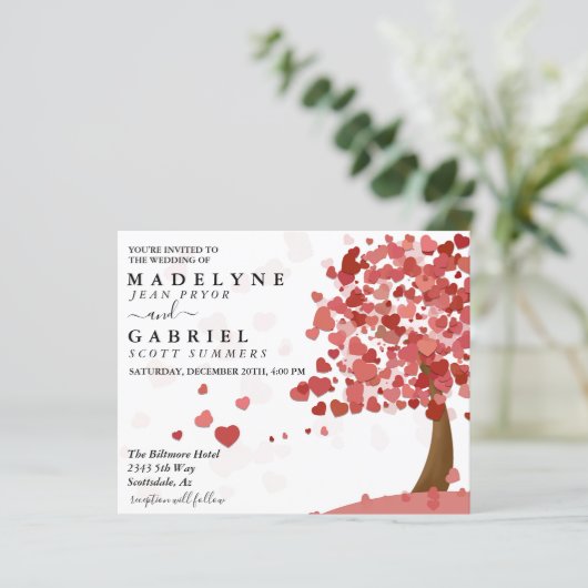 バレンタインデー結婚のハートツリー予算 (スタンド正面)