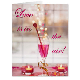 バレンタインデー結婚のラブシャンパン