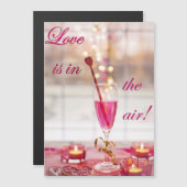 バレンタインデー結婚のラブシャンパン (正面/裏面)