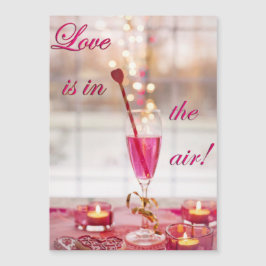 バレンタインデー結婚のラブシャンパン