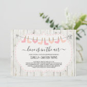 バレンタインデー結婚カップル 招待状 (スタンド正面)