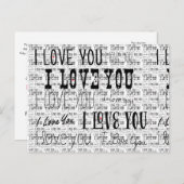 バレンタインデー結婚トの救ハガキー2 案内ポストカード (正面/裏面)