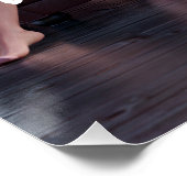 バレンタインデー美しいインランジェリーオンザソファ ポスター (コーナー)