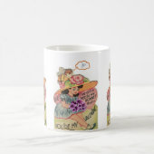 バレンタインデー考えるの婚約リングや輪マグ コーヒーマグカップ (中央)