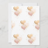 バレンタインデー考えス速考え速速速パーティーカード 招待状 (裏面)