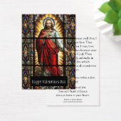 バレンタインデー聖なるカード聖なるハート (デスク)