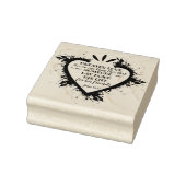 バレンタインデー聖書の聖句:ヨハネ15:13 ラバースタンプ (スタンプ)