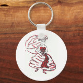 バレンタインデー花嫁 キーホルダー (正面)