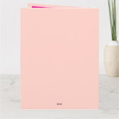 バレンタインデー表現のメールスタンプが大好き カード (裏面)