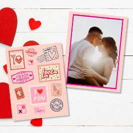 バレンタインデー表現のメールスタンプが大好き カード