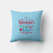 "バレンタインデー装飾用クッション祝 – 愛の場所 クッション (裏面)