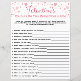 バレンタインデー覚えてるゲーム