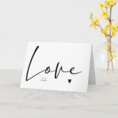 バレンタインデー記念日の恋人 カード (黄色い花)