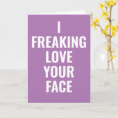 バレンタインデー記念日 カード (黄色い花)