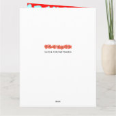 バレンタインデー誕生日カード カード (裏面)