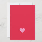 バレンタインデー赤いうろこ縁パーティー 招待状 (裏面)