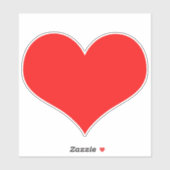 バレンタインデー赤いハートかわいいカラフル2022 シール (シート)