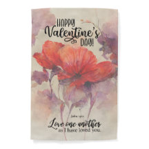 バレンタインデー赤い花バイブル聖句クリスチャン