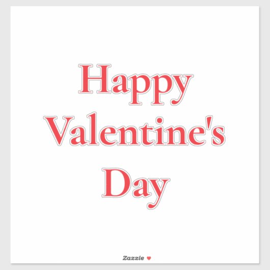 バレンタインデー赤かわいいロマンカラフルチック2025 シール (シート)