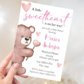 バレンタインデー赤ちゃんシャワーガール 招待状