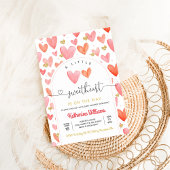 バレンタインデー赤ちゃんシャワー 招待状