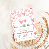 バレンタインデー赤ちゃんシャワー 招待状