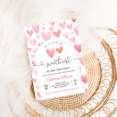 バレンタインデー赤ちゃんシャワー 招待状