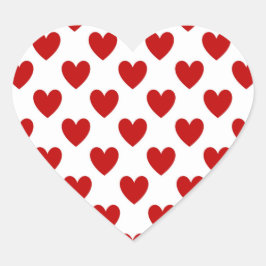 バレンタインデー赤恋ハートシール ハートシール