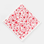 バレンタインデー赤紙吹雪ハートパターン (コーナー)