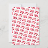 バレンタインデー超音波妊娠が明らかになる 案内状 (裏面)