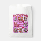 バレンタインデー踊りカップル「パーティー動物」 フェイバーバッグ (正面)