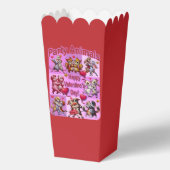 バレンタインデー踊りカップル「パーティー動物」 フェイバーボックス (裏面)